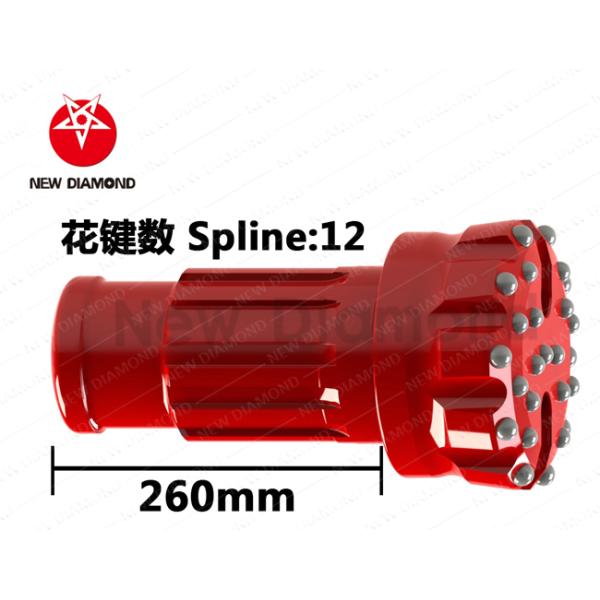 SP882 Shank Dth Hammer Button Bits / Tungsten Carbide Drill Bits Diameter 216 - 311mm