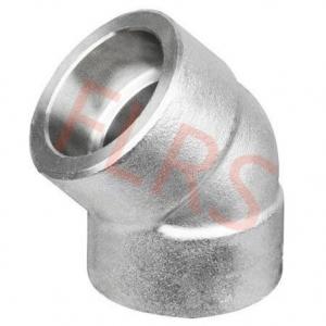 Buy cheap Socket Weld 45 Degree Elbow Forged Pipeline Fitting Stainless Steel A182 F304 F316 product