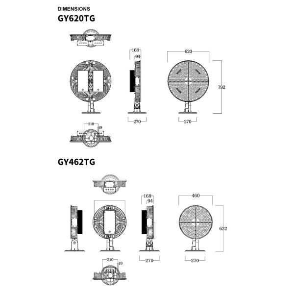 3years Warranty 1000w Led High Mast Lights Outdoor Led Light For Basketball Court