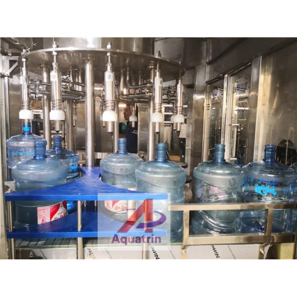 5 Gallon Water Rinsing Filling Machine Capping 3 In 1 500BPH