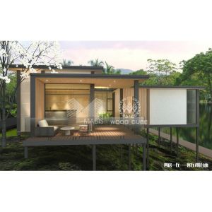 Buy cheap Reliable Modern Style Modular Homes , Aluminum Alloy Cover Contemporary Prefab from wholesalers