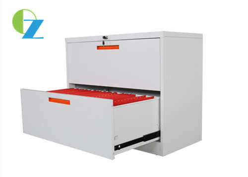 KD Structure Lateral 2 Drawer Locking File Cabinet For School / Office / Hositpal