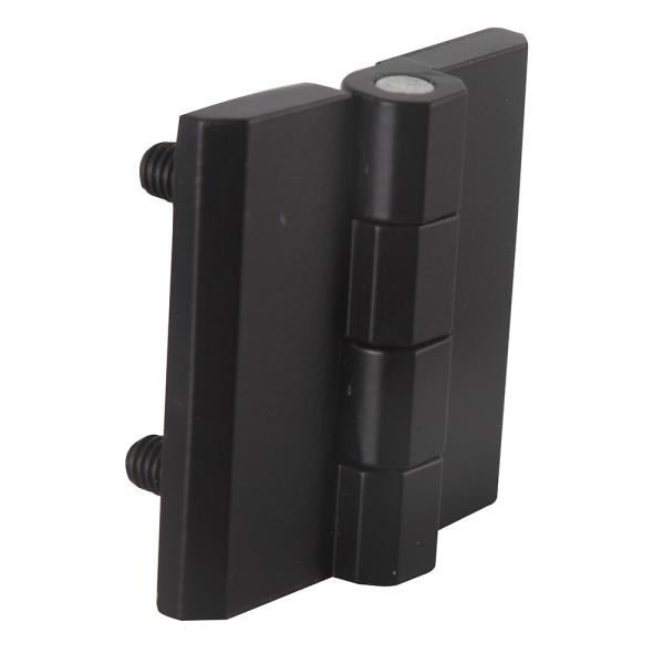 Black Chrome Plated Door Hinges Electrical Size 60mm Panel Screw Type