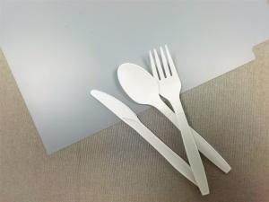 China 7 Inch Pla Cutlery Sets Disposable Biodegradable & Compostable Utensils Perfect Alternative To Plastic Bamboo & Wood on sale