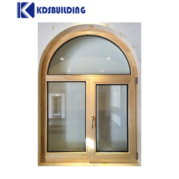 China Manufacture Aluminum Casement Windows For House With Ce Certified Solid Wooden Window