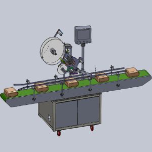 Touchscreen Automatic Square Bottle Labeling Machine Applicator 250kg