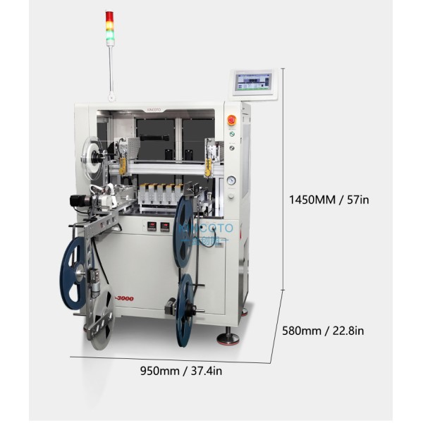 High Speed KA42-3000 IC Programming Equipment Automatic Tape Feeding 3000UPH Chip Burner