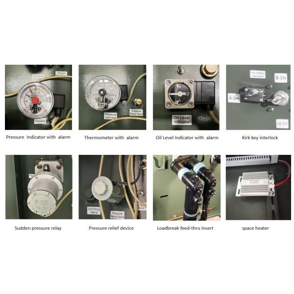 2000Kva Three Phase Pad Mounted Transformer 2MVA 12.47KV To 480V Meet DOE Efficiency Values With UL listed