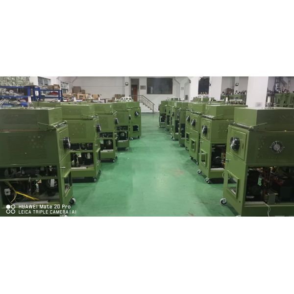 Industrial Melamine Preheating Machine High Frequency Heating Solution For Melamine Urea Tableware Manufacturing Line