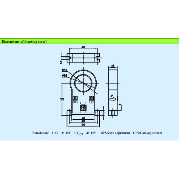 Hall Effect Current Sensor For Measuring AC DC Pulsed And Mixed Current