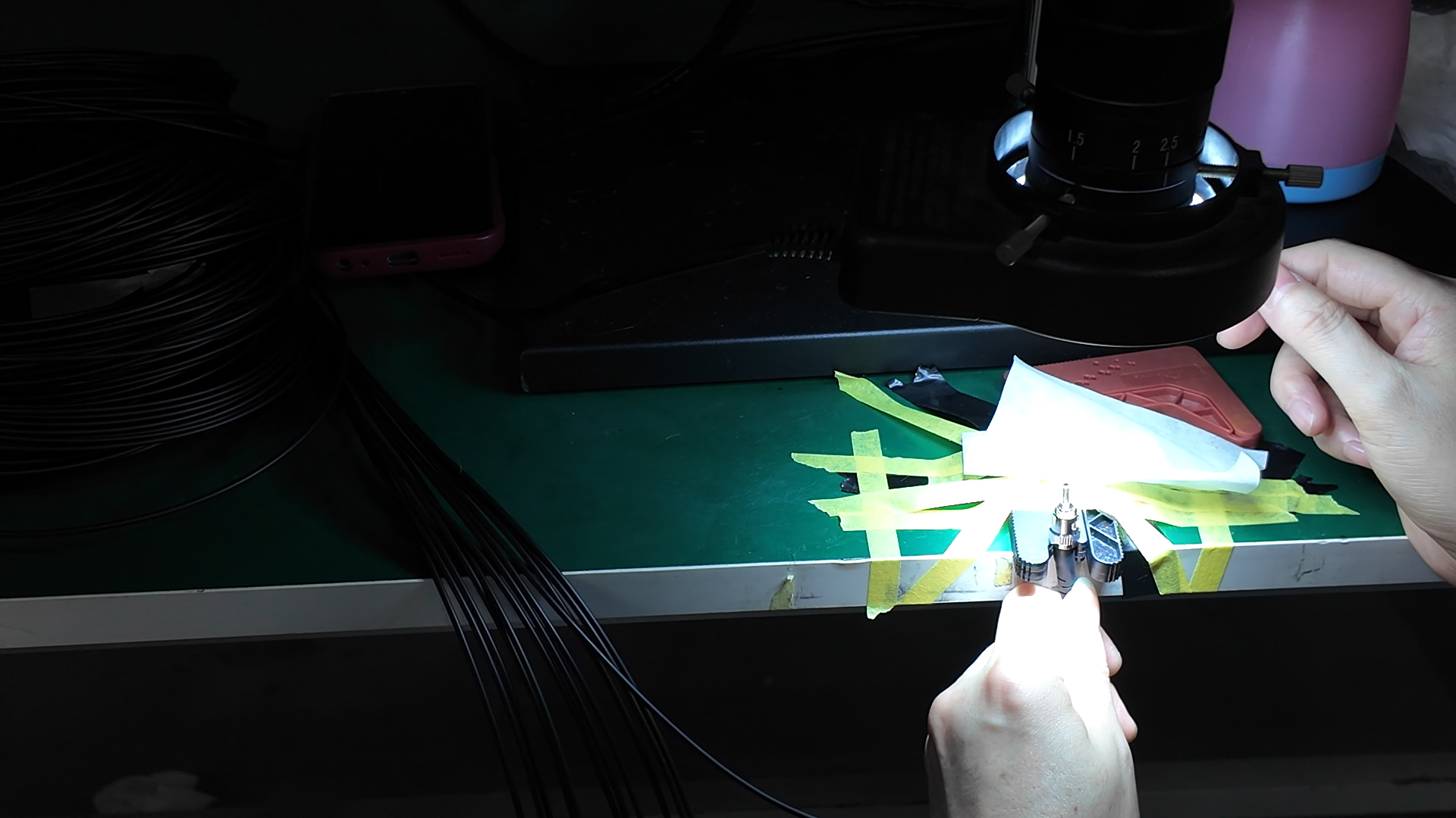 Ruiara fiber optic product testing and verification