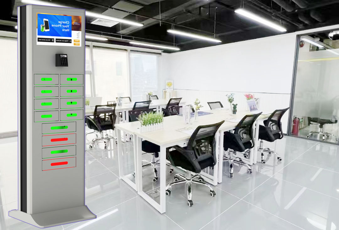 High-Efficiency Phone Charging Locker With Smart Advertising Perfect For Airports