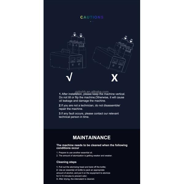 Universal Hotel Scent Air Machine 1000ml Luxurious Air Diffuser Humidifier