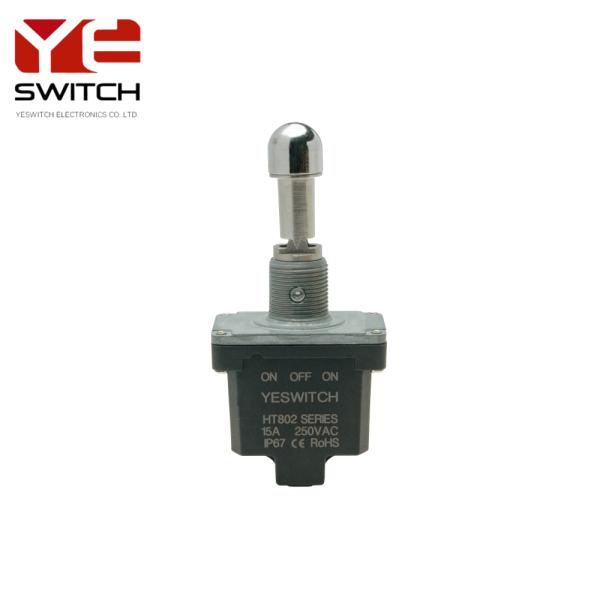 Industrial Toggle Switch With Locking Handle And Screw Terminal For Heavy Duty Instrument