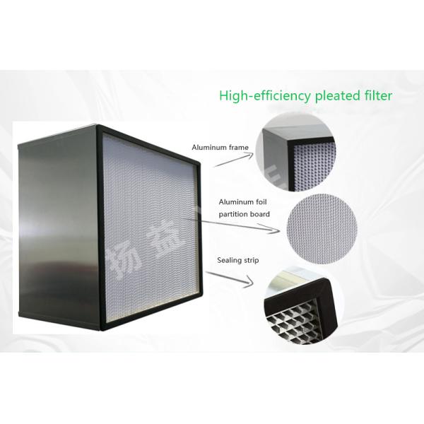 Aluminum Alloy Frame HEPA Air Filter Size 1220*610*292mm Or Customized