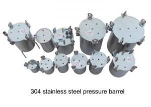 China SS304 Dispensing Accessories Pressure Barrels For Storing Chemical Liquid Materials on sale
