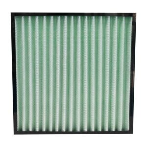 Mini Pleated Industrial Air Filters G1 G2 G3 G4 Efficiency With Plastic Frame