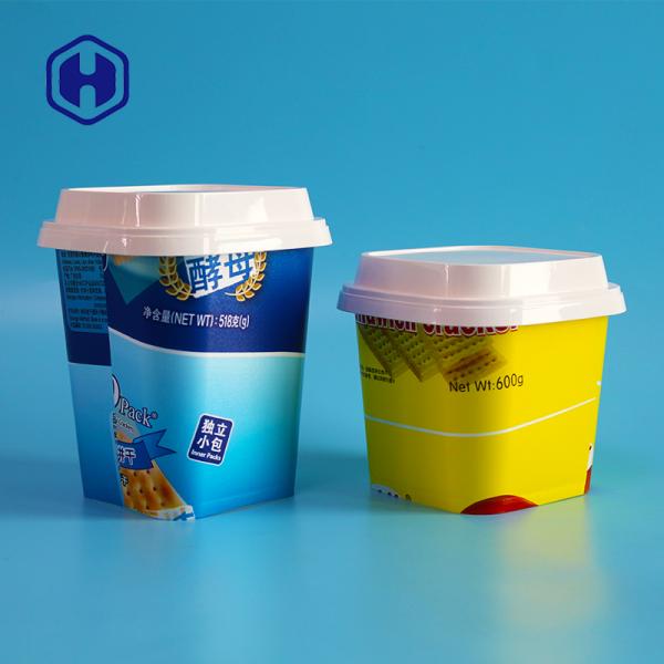 Forzen Yogurt PP IML Disposable Package Cup Bowl With Lids