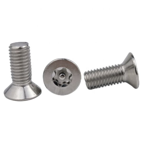 Customized GB2674 Stainless Steel Torx Countersunk Flat Head Screws With Stud M4 Passivated Measurement System Inch