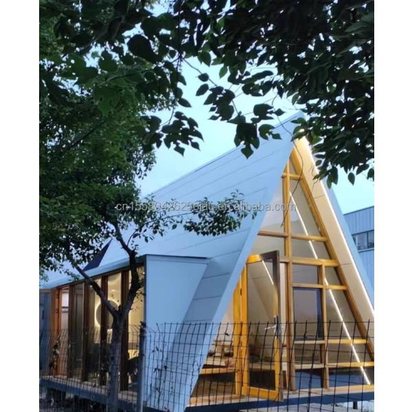 Triangle House Prefabricated Modular Office Garden Home Galvanized Steel Square Tubes Container House B2B For Hotel
