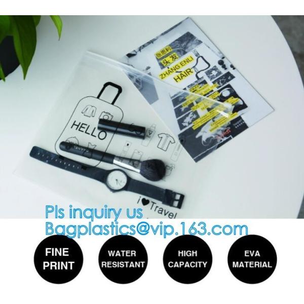 Nylon Packaging Custom Printed Slider Laminated Plastic Zip Lock Clothing Bags For Clothes, Clothing Slider Packaging Pl