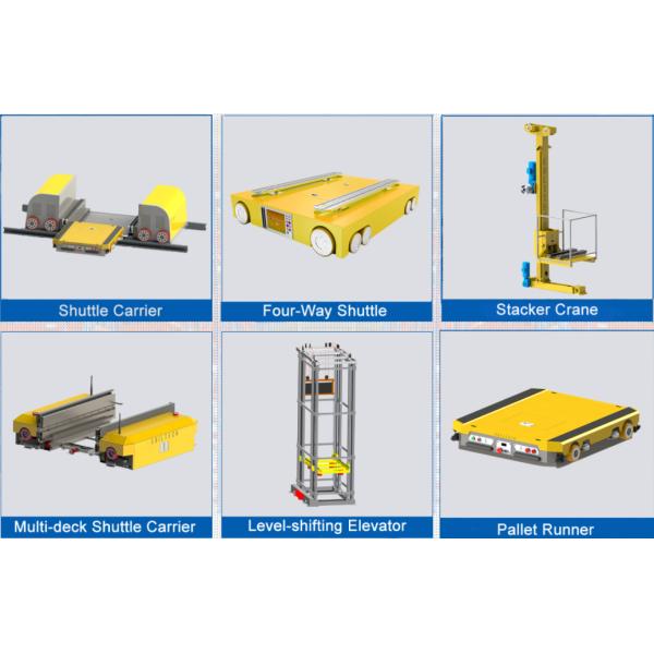 Corrosion Protection ASRS System Automatic Storage And Retrieval Pallet Racking