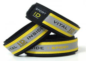 Buy cheap Reflective Sport ID Bracelet / Vital ID Wristband With Insert ID Paper product