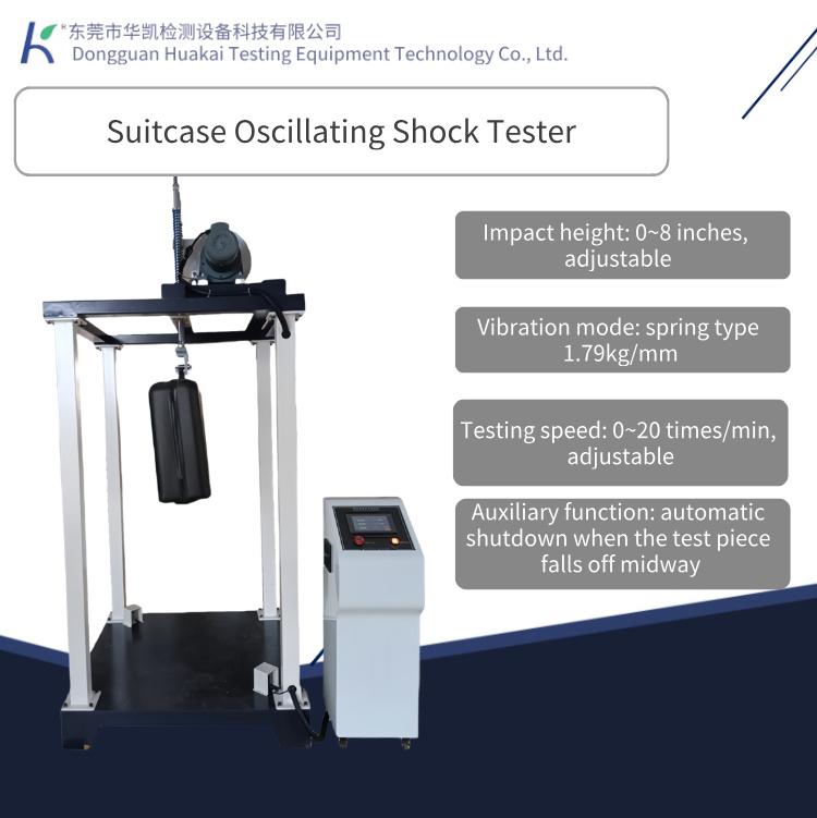 Luggage Vibration Impact Testing Machine Suitcase Backpack Bag Drop Durability Tester QB/T 2922-2018 ISO 10581