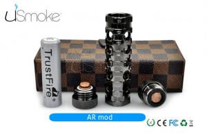 Buy cheap 304 Stainless Steel Black AR Mod Mechanical Mod E Cig , Top Quality AR Mod Clone product