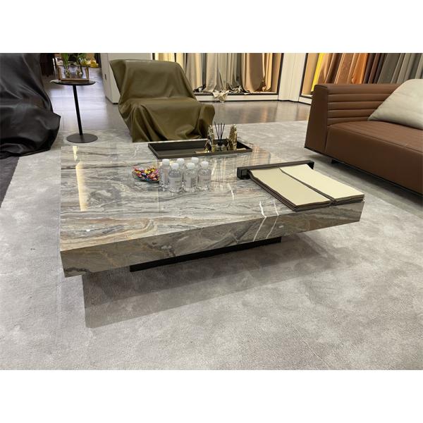 Marble Luxury Modern Furnitures With Storage Coffee Table For Livingroom