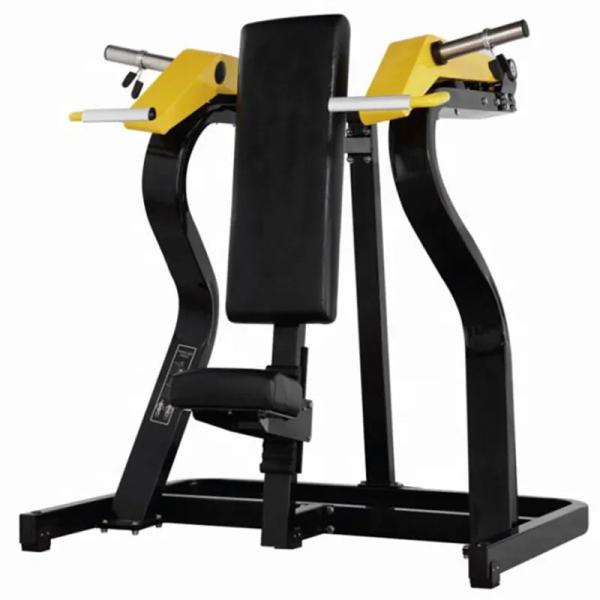 Steel Plate Loaded Shoulder Press Machine for Fitness & Gym Use Strength Training Chest & Shoulder Exercise