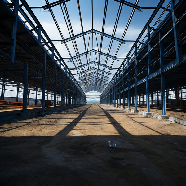 Outdoor Steel Frame Farm Building Modular Corrosion Resistant Coating