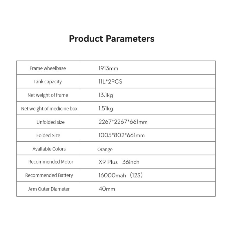 EFT G20Q Spraying Drones Best Assembled Multi-Purpose Farm Drone Parts for Agriculture EFT Multi-Purpose Drone Sprayers