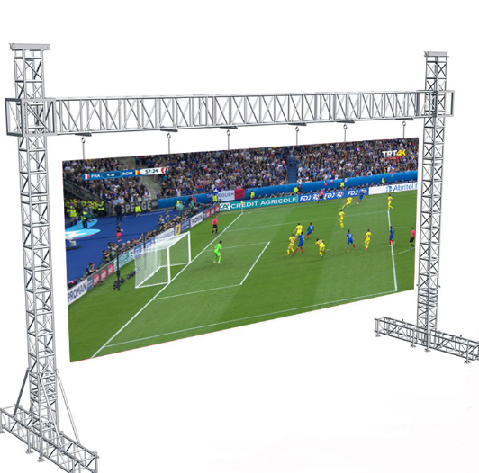 P4.81mm Outdoor LED Video Walls Pixels Rental Brightness 4.81mm Slim Led Screen