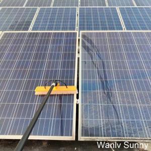 China Solar Panel Cleaning Brush WLS-2-4 with Water/Dry Wash and 4.8 M Water Fed Telescopic Pole on sale