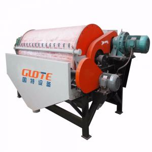 China Mining Machinery Black Gold Manganese Iron Copper Ore Wet Type Drum Magnetic Separator 350 KG on sale