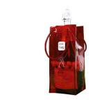 Wine Bottle & Ice Chiller Carrier Bag Clear PVC Wine Gift Bags with Handle