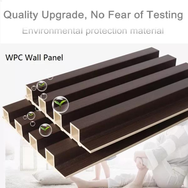 UV Protect Wooden Pattern Wpc Wall Panel Interior Decoration