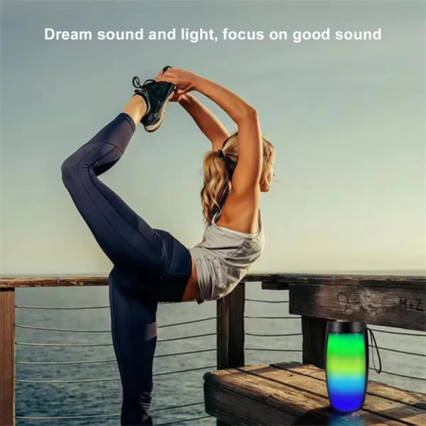 RGB Lighting Subwoofer Portable Bluetooth Speaker Indoor Outdoor Mobile Phone Audio