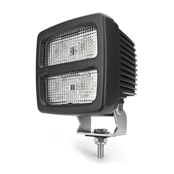 LED Work Light 40W Flood/Spot Beam Square Headlight Heavy Duty Tractor Machinery Led Work Light