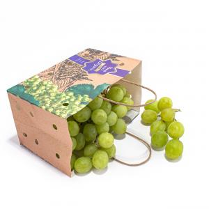 Buy cheap Customizable Sustainable Fruit Packing Paper Bags For Fruits And Vegetables product