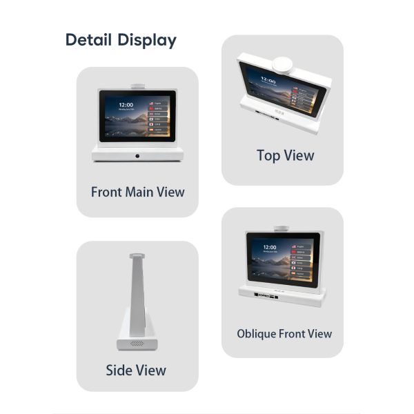 10" Smart Voice Translator with Dual Touch Screen Professional Real-time Translation Equipment for Conference and Negotiations