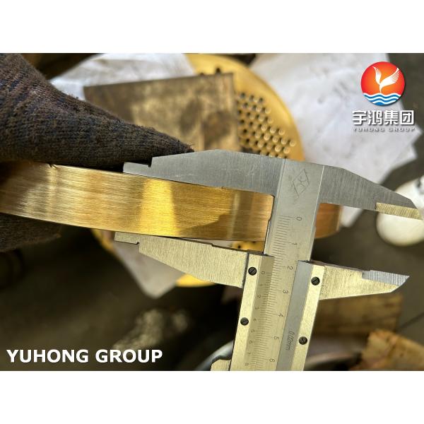 DIN EN 1653 Standard Copper Alloy Tube Bundle For Heat Exchanger