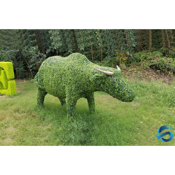 Watertight Plastic Artificial Topiary Trees Handmade Technics Easy Cleaning