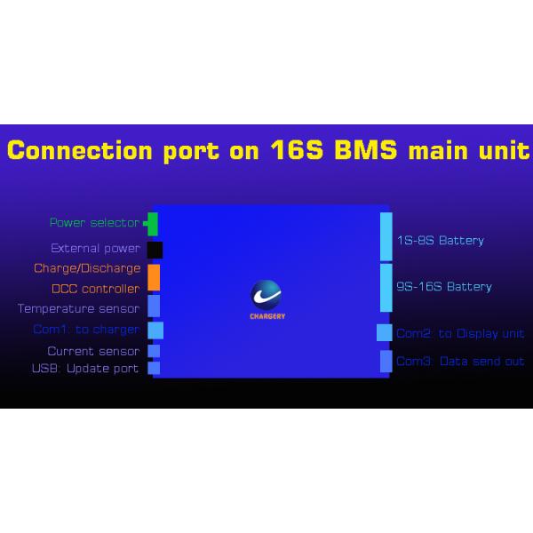 BMS Battery Managment System 12v 24S 18S 300A for LiFePO4 LTO NMC