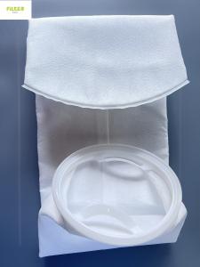 Buy cheap PP 1 Micron 200 Micron Liquid Filter Bag 7X32 With Plastic Ring product