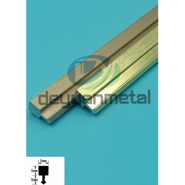 Decorative Aluminum T Profiles Divider For Kitchen Cabinet
