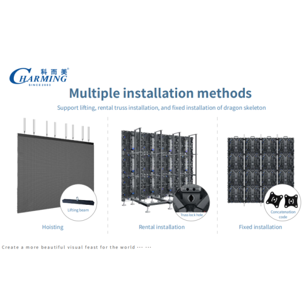 High Brightness LED Screen Display Video Wall Modular Indoor Commercial Screen Panel LED Display