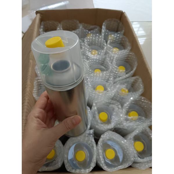 Round Tinplate Can Refillable Car Art Empty Tin Cans Paint Spray Aerosol with Actuator Valve