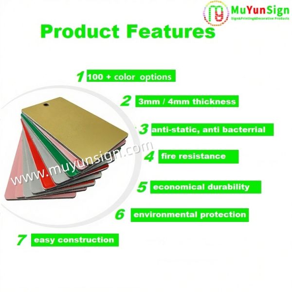 Anti Bacterial Aluminum Composite Panel Metal Material For Wall Panels